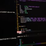 a close up of a computer screen with a program on it